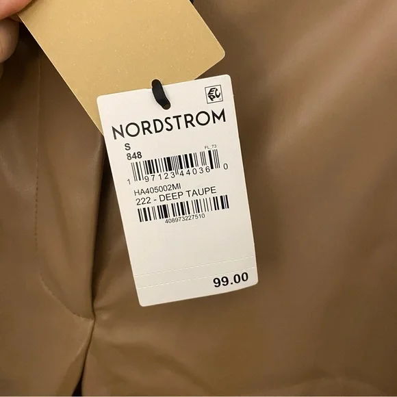 Halogen wide leg pleather cargo pant NWT - Picture 4 of 7